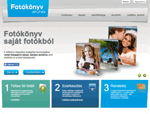 Tablet Screenshot of fotokonyv-aruhaz.hu